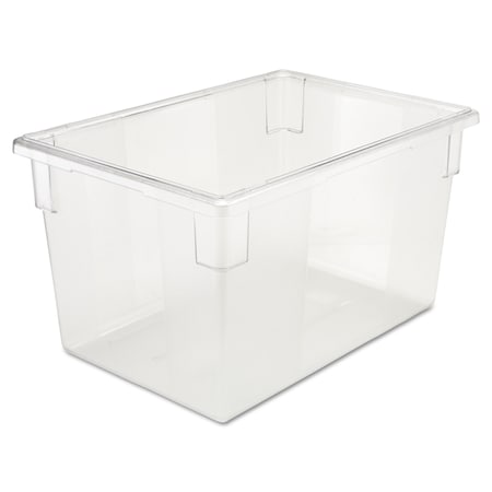 Rubbermaid Commercial Food/Tote Boxes, 21 1/2gal, 26w x 18d x 15h, Clear FG330100CLR